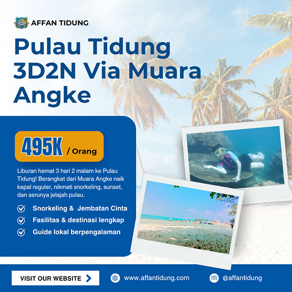 paket pulau tidung 3d2n via muara angke