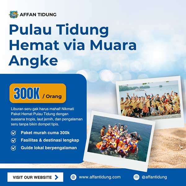 paket pulau tidung hemat via muara angke