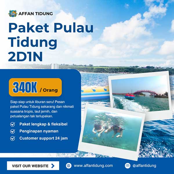 paket wisata pulau tidung 2 hari 1 malam